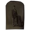 Image 1 : Tintype Late 19th Century Soldier