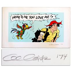 Abner & Bird Al Capp Signed Limited Edition Poster