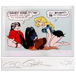 Giant ''Li'l Abner'' Litho Featuring Abner & Daisy Mae