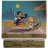 Image 1 : Chuck Jones Signed Daffy Duck & Porky Pig Cel
