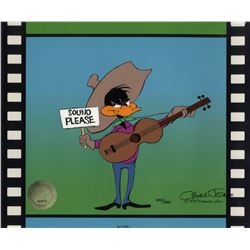 Chuck Jones Signed Daffy Duck Limited Edition Cel