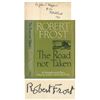 Image 1 : Robert Frost Signed Copy of His Poetry Road Not Taken