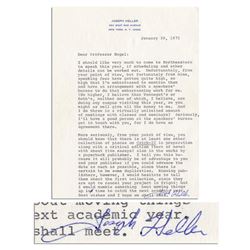 Joseph Heller Catch-22 Typed Letter Signed from 1974