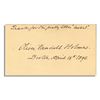 Image 1 : Famed Fireside Poet Oliver Wendell Holmes Signed Card
