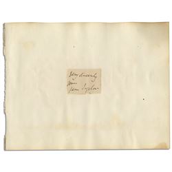 Jean Ingelow Signature Signed Page Autograph