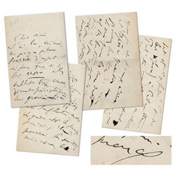 Marcel Proust Autograph Letter Signed From 1910