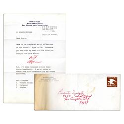 Typed Letter Signed by ''Godfather'' Novelist Mario Puzo