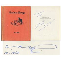 ''Curious George'' 1941 First Edition Signed by H.A. Rey