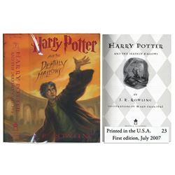 ''Harry Potter and the Deathly Hallows'' 1st US Edition