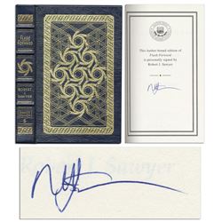 Easton Press Signed ''Flash Forward'' by Robert J. Sawyer