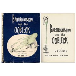 Dr. Seuss ''Bartholomew and the Oobleck'' First Printing