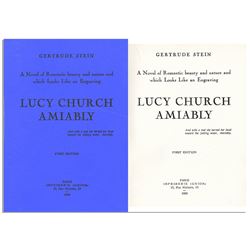 Gertrude Stein Lucy Church Amiably Book Picasso Art