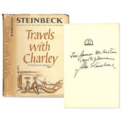 John Steinbeck Signed Copy of ''Travels With Charley''