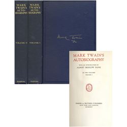 ''Mark Twain's Autobiography'' in Two Volumes, From 1924