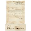Image 1 : Clara Barton Autograph Letter Signed to General Butler