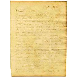 Union Soldier Autograph Letter Signed Civil War ID