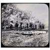 Image 1 : Civil War Magic Lantern Slide of Burial of the Dead