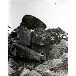 Summit of Little Round Top at Gettysburg Lantern Slide