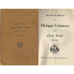 Michigan 13th Infantry Record Book Civil War