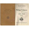 Image 1 : Michigan 13th Infantry Record Book Civil War