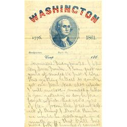 33rd New York Infantry Autograph Letter Civil War ID