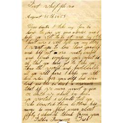 New York 2nd Heavy Artillery Autograph Letter Civil War