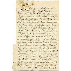 Pennsylvania Civil War Autographed Letter Signed 1861