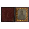 Image 1 : Civil War Photo Tintype Union Soldier Full Case Gilded