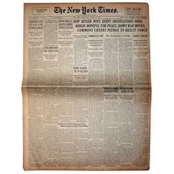 ''The New York Times'' From 30 August 1939