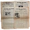Image 1 : WWII 10 ''Stars and Stripes'' Newspapers August 1944