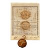 Image 2 : Trail of Tears Georgia Gold Lottery Deed From 1832