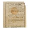 Image 3 : Trail of Tears Georgia Gold Lottery Deed From 1832