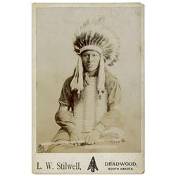 Sioux Chief High Bear 19th Century Cabinet Photo