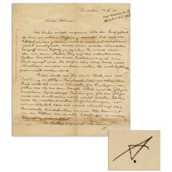 Albert Einstein Autograph Letter Signed re Hitler