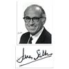 Image 1 : Jonas Salk Signed 8 x 10 Photo Signature