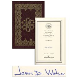 James Watson Signed Limited Edition of His Memoir