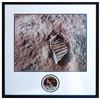 Image 2 : Buzz Aldrin Signed 20'' x 16'' Photo of Moon Footprint