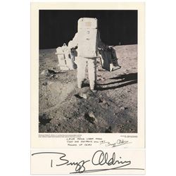 Buzz Aldrin 11'' x 14'' Photo with Long Handwritten Prose