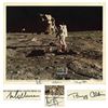 Image 1 : Apollo 11 Crew Signed 20'' x 16'' Lithograph Uninscribed