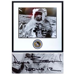 Alan Bean Signed 20'' x 16'' Photo From the Apollo 12