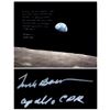 Image 1 : Frank Borman Signed 20'' x 16'' Photo Inscribed re Moon