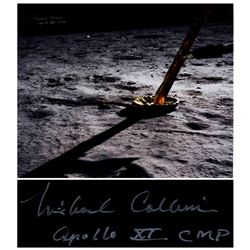 Michael Collins Signed Eagle Landed 20'' x 16'' Photo