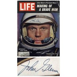 John Glenn Signed ''Life'' Magazine From February 1962