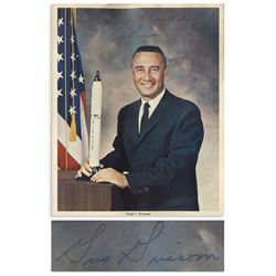 Apollo 1 Astronaut Gus Grissom Signed NASA Photo w/COA