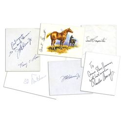 Scott Carpenter, John Glenn, Charles Conrad Signatures