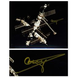 Cosmonaut Gennady Strekalov Signed 10'' x 8'' Photo