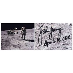 John Young Signed 20'' x 16'' Photo Novaspace COA