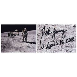 John Young Signed 20'' x 16'' Photo Novaspace COA