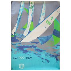 Sailing Poster From the 1972 Summer Olympic Games