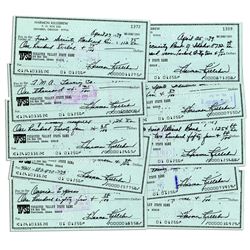 Harmon Killebrew Signed Personal Checks -- Lot of 10